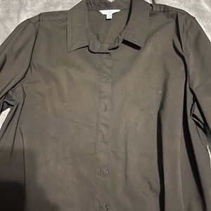 Black button up